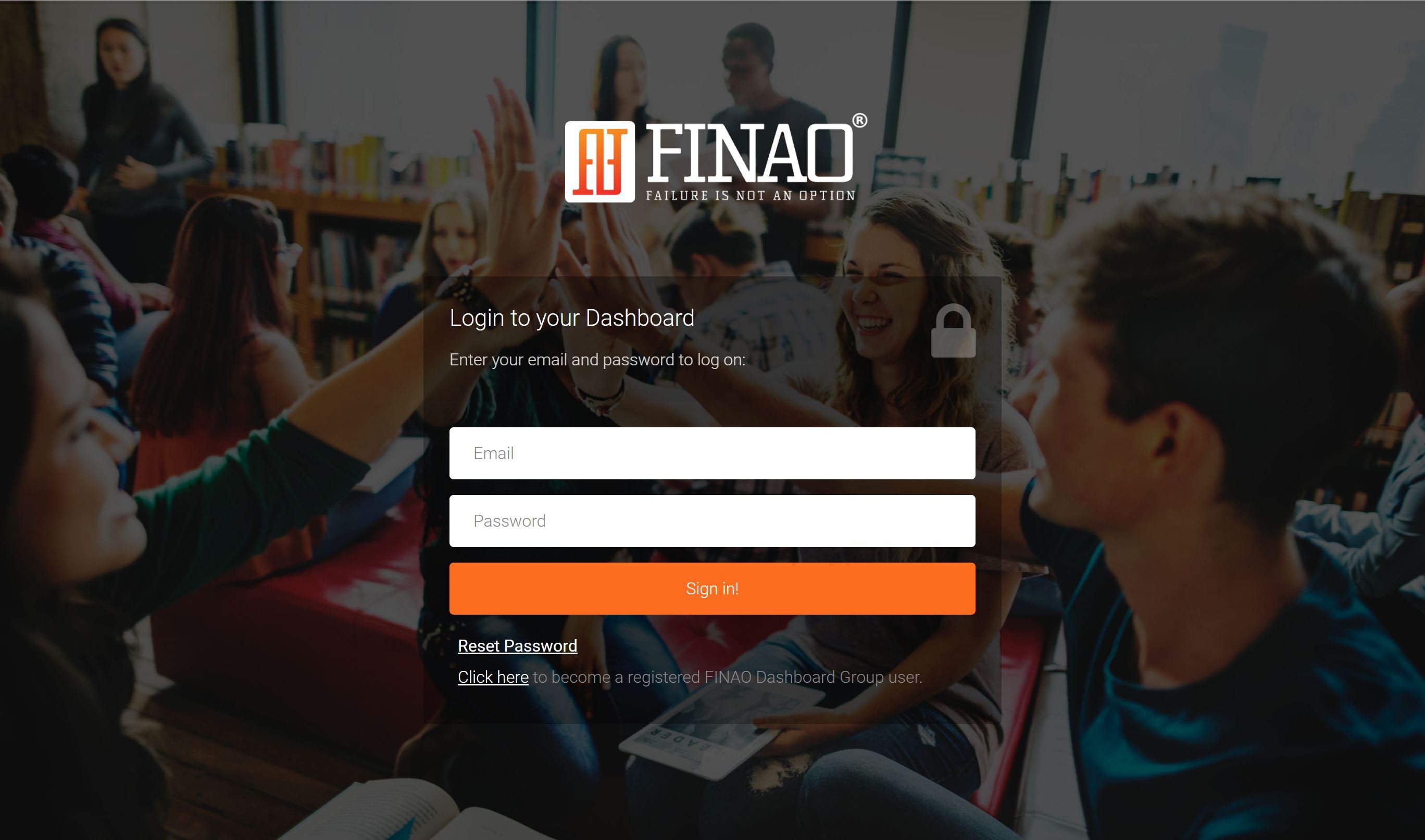 A Dashboard that Complements the FINAO APP